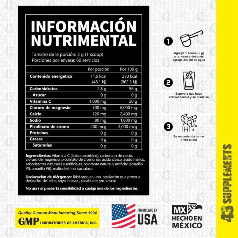 Vitamina C 300g Sabor Piña + Creatina En Gomitas Sabor