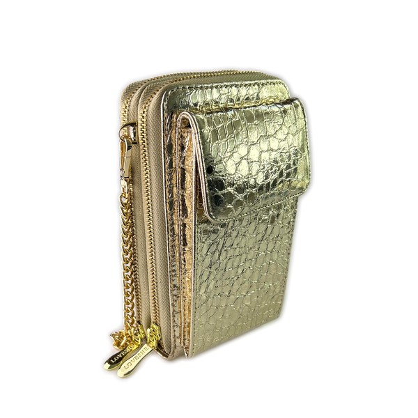 LOVESHE Women's Wallet RFID Blocking Bohemian style Credit Card Zip