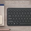 Keyboard Mouse Combo 2.4G Wireless Round Keycaps Ergonomic Design Silent