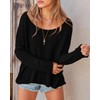 PRETTYGARDEN Women's Oversized Sweaters 2025 Casual Long Sleeve Scoop Neck