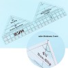 WBTY 45/60/90 Degree Double Strip Ruler, Double Strip Quilting Ruler,