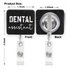 Dental Assistant Badge, Motivational Floral ID Holder, Office Decor for