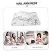 IWOWHERO Manicure Hand Pillow Armrest Nail Art Stand Leather Nail