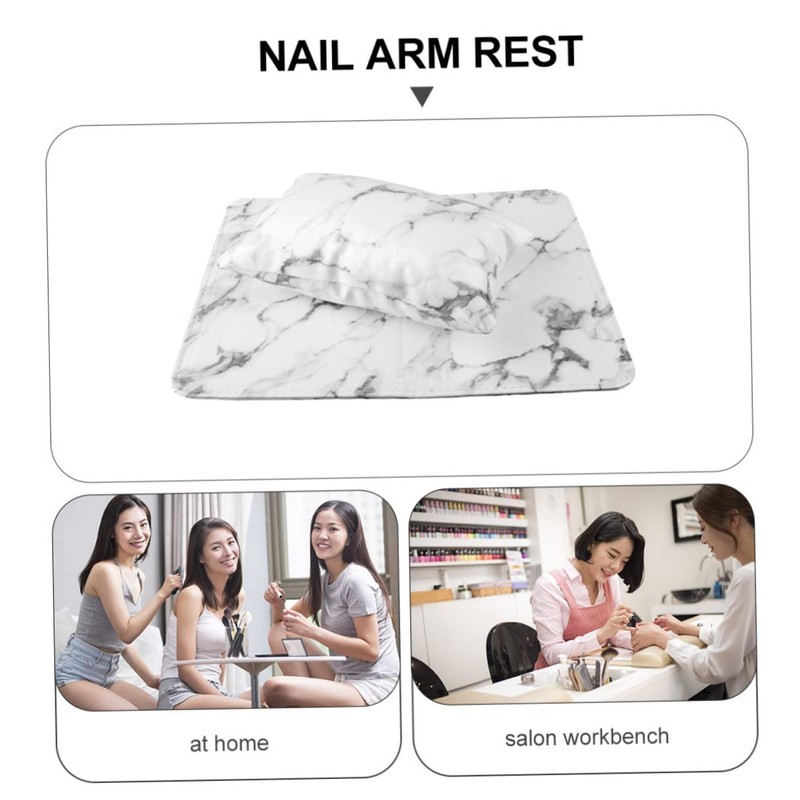 IWOWHERO Manicure Hand Pillow Armrest Nail Art Stand Leather Nail
