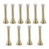 10 PCS - Spring Projection Door Stop in Brass for