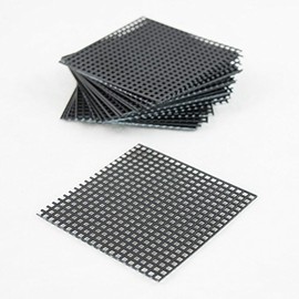 Yubonzai US Made 3"x 3" Plastic Drainage Mesh/Screen/Net for Potted Plants, Bonsai Pots (20)