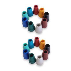 FabaCare Ersatzgummihülse, 2 Stück Gehstockgummi, Krückengummi, Ersatzgummi, Krückenkapsel, Stockpuffer, Gehstockkapsel, rutschfest, Gummipuffer, Gummifuß, Gummispitze, Krückenkapsel, Chromgelb 19 mm