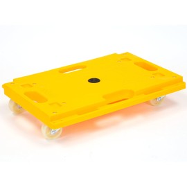 Mount-It! Furniture Dolly with Wheels, 220 Lbs Capacity, Portable, Connectable Small Flat Platform Dolly for Moving Pianos, Couches, Boxes, and Appliances, Floor-Friendly Rolling Cart