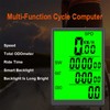 Bike Computer Wireless Bike Speedometer Water Resistant 3in LCD Screen
