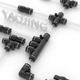 YAOJING Blue PU Trachea 3/8" od Plastic Tubing Tubing air line dot air line air line kit To be used with pneumatic control valve（Each shop air line kitLength 32.8Ft 10Meter）