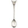 Keystone Brass Cutlery Cat Face Silver Teaspoon BRCUCFSS L14cm