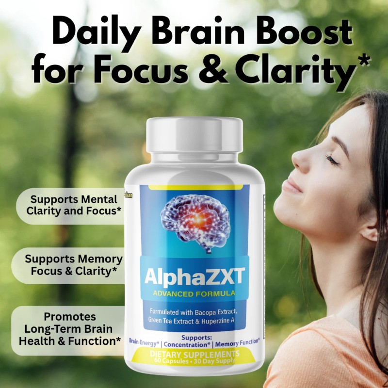 Pelican Vitamins AlphaZXT- Brain Support- 3 Bottles- 180 Capsules