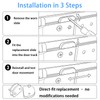 Metal Shed Replacement Door Slides 4-Pack