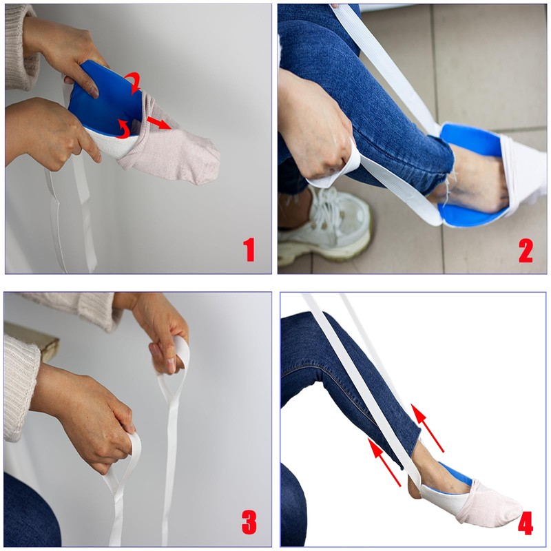 Sock Dressing Aid Stocking Aid Socks Dressing Aid for Seniors,
