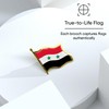 Syria Flag Lapel Pin - Enamel Metal National Badge |
