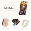 ANFUMAN Rfid Slim Wallet for Womens Thin Card Holder Travel