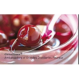 French Morello Cherries (Griottines), Set of 2 Jars, Individually Wrapped, 11.05 Ounces Each, Imported