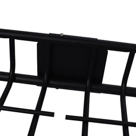 SPOFLYINN 38.5 x 43 Inch Universal Roof Rack Cargo Carrier Basket Rooftop Luggage Holder Carrier Basket for Camping Traveling 64 inches Long