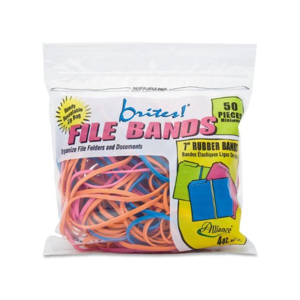 ALL07800 - Alliance Rubber Brites! Pic-Pac Rubber Bands