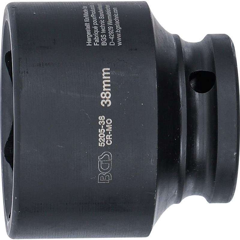 BGS 5205-38 Impact Socket Spanner Insert Hexagonal 12.5 mm (1/2