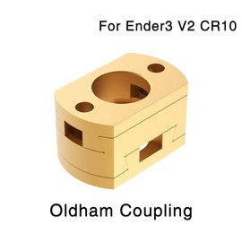 Elves Ender 3 Oldham Coupling Coupler for Upgrade Ender 3 Pro V2 CR-10 CR-10S Pro 3D S4 S5 Printer Z Axis T8 Lead Screw Hotbed Advoid Radial Misalignment