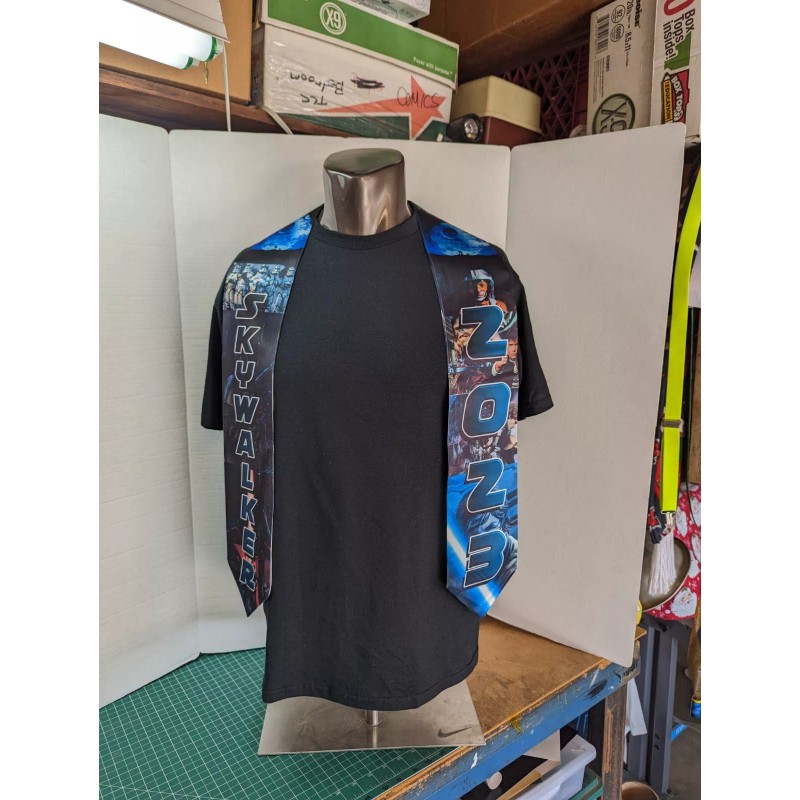 5 Pack 60in White Sublimation Blanks Plain Graduation Stole Scarf