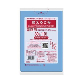 Kobe City Designated Garbage Bags, For Burning Waste 10.9 gal (30 L)