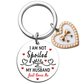 MOEXUKO Valentines Day Gifts for Her Best couples Keychain Wife Birthday Gift Ideas Romantic Gifts for Wife from Husband Happy Anniversary Birthday Gifts for Her I Love You Gifts for Her