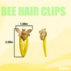 Bee Hair Clips - 20 Pcs Honey Bee Hair Clips,