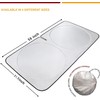 Car Windshield Sun Shade, Front Windshield Shade for Sun, Reflective