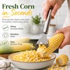 Stainless Steel Corn Peeler for Fast Kernel Removal – Serrated