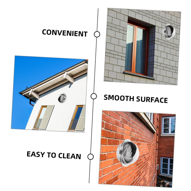 ORFOFE Exhaust Vent Cap for Range Hood Wall Mount Sturdy