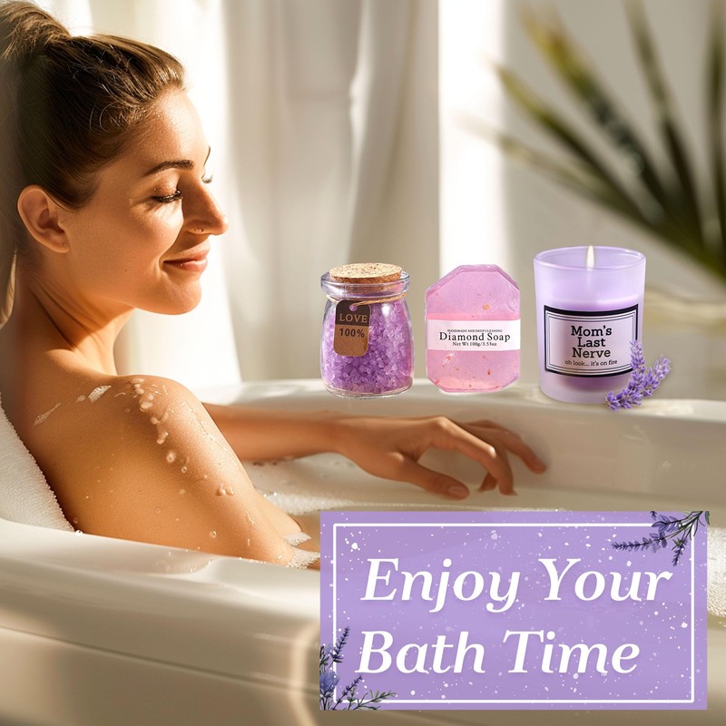 Christmas Birthday Gifts 8Pcs Set for Mom, Premium Natural Skincare