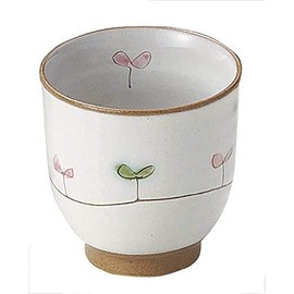 Mino Ware Futaba Teacup Red K21209