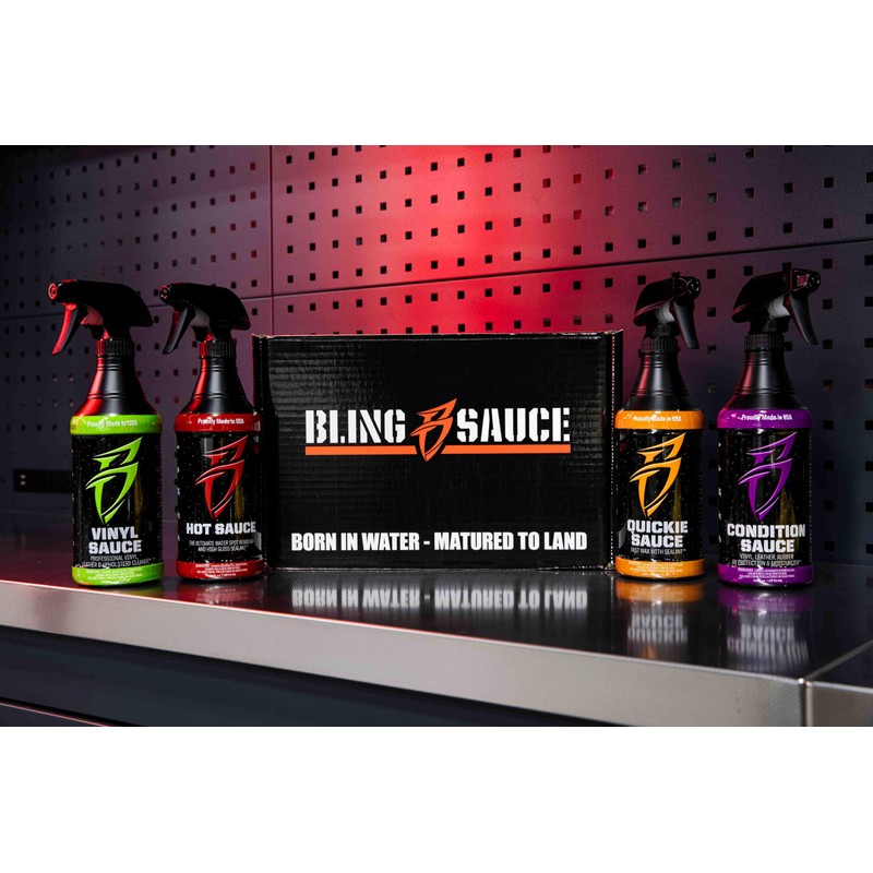 Bling Sauce Boat Cleaning & Detailing Kit for Marine and