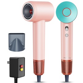 Infrared Hair Dryer for Women & Men, 160000 RPM Low Noise Blow Dryer, Professional Negative Ions Frizz Control & No Heat Damage, Brushless Motor Fast Drying for Home Travel Salon