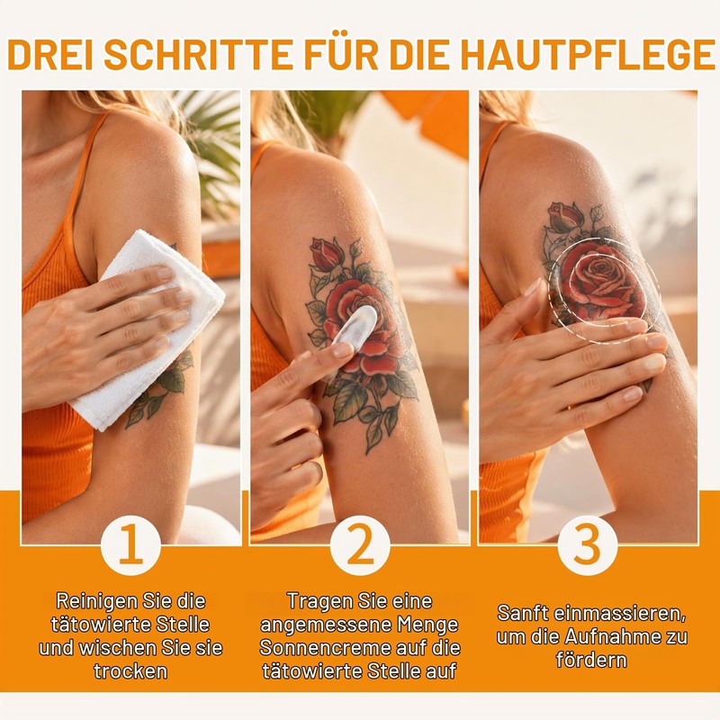 Pack of 2 Tattoo Sun Cream SPF 30+, Crema Solar