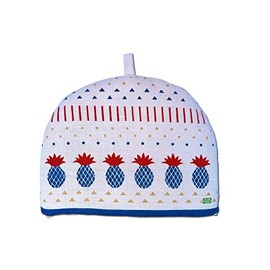 Pineapple Tea Cozy Cover | Irish Linen Teapot Cozy Cover - White