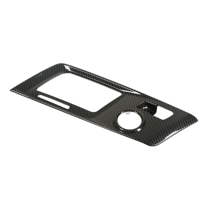 Car Gear Box Cover Trim Carbon Fiber Style Console Shifter