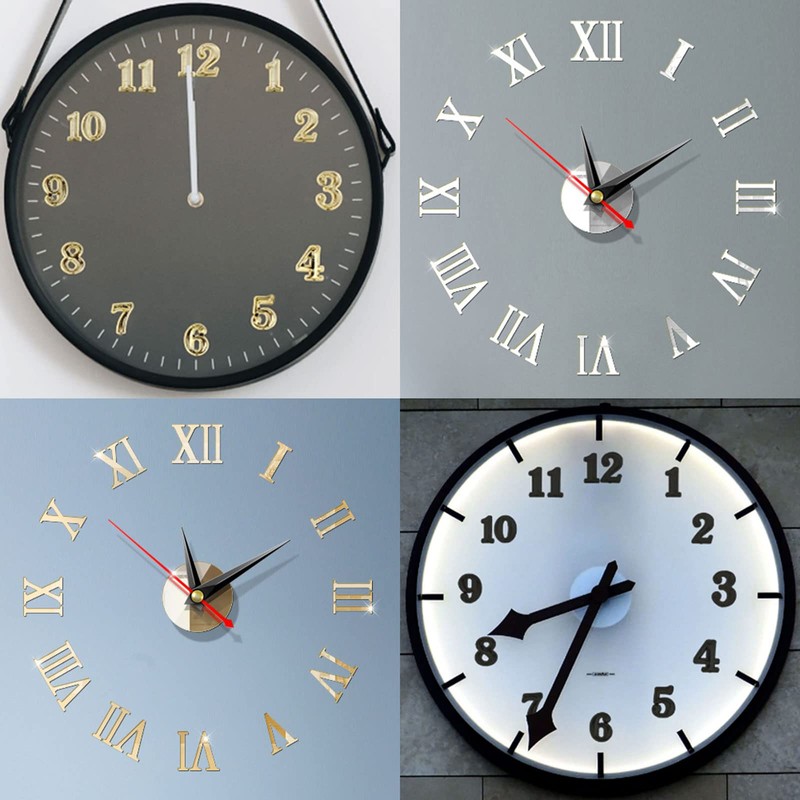 Clock Numerals Kit DIY Digital Clock Numbers Arabic Number and