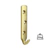LagunaProject 4 x Heavy Duty Brass Plated J Hooks 3