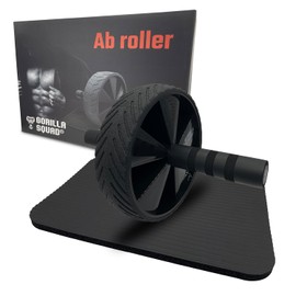 Gorilla Squad Ab Roller, Ab Roller, Training, Six Pack, Colo Coro, Exercise Roller, Core Black