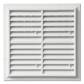 The Ventilation G15DR2 X 2B-Y Grid Plastic with Measuring Cup Quadra Overlapping White 240 x 240 mm