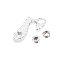 BULLSPANN Bicycle Rear Derailleur Hanger Frame Gear Tail Hook 9mm Thread Diameter Silver Tone 1pcs