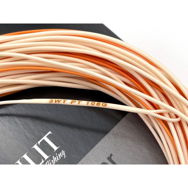 Moonlit Performance WF Taper Floating Fly Line (Peach & Orange,