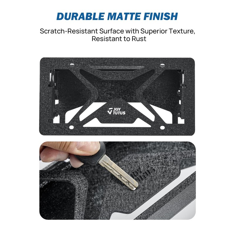 JOYTUTUS Universal Flip-Up License Plate Mount for 10" Hawse Fairlead