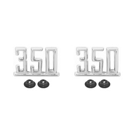 FARGO AUTOMOTIVE 1965 1966 CHEVY IMPALA BEL AIR CAPRICE FRONT FENDER 350 EMBLEMS #65C-16722-350