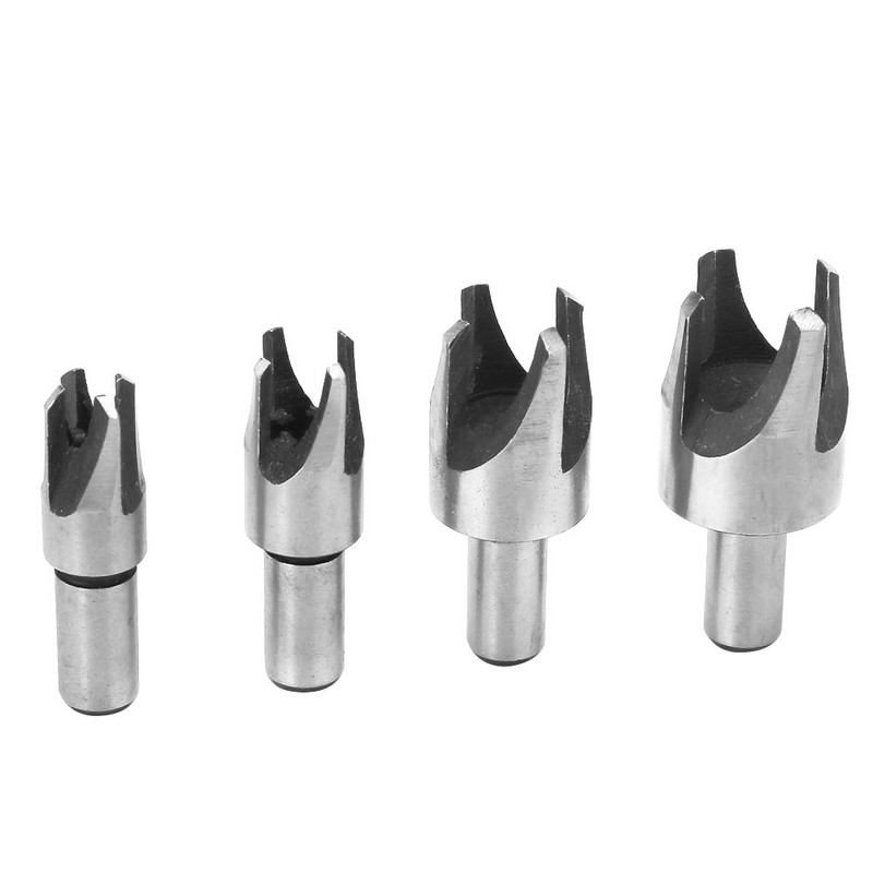 Wood Plug Cutter Set, Professional High Hardness Tapered Plug Cutter