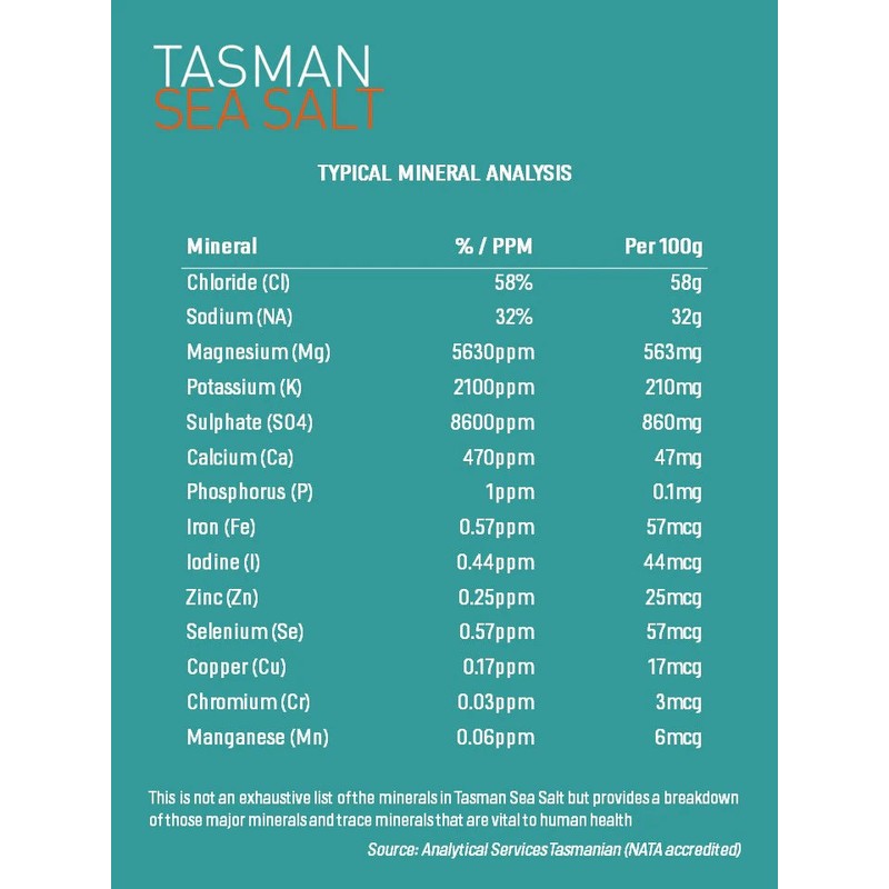 Tasman Sea Salt Flakes 250g