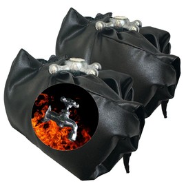 2Pack Heavy-Duty Outdoor Faucet Cover for Winter Freeze Protection, Insulated Waterproof Protector for Garden and Yard Taps